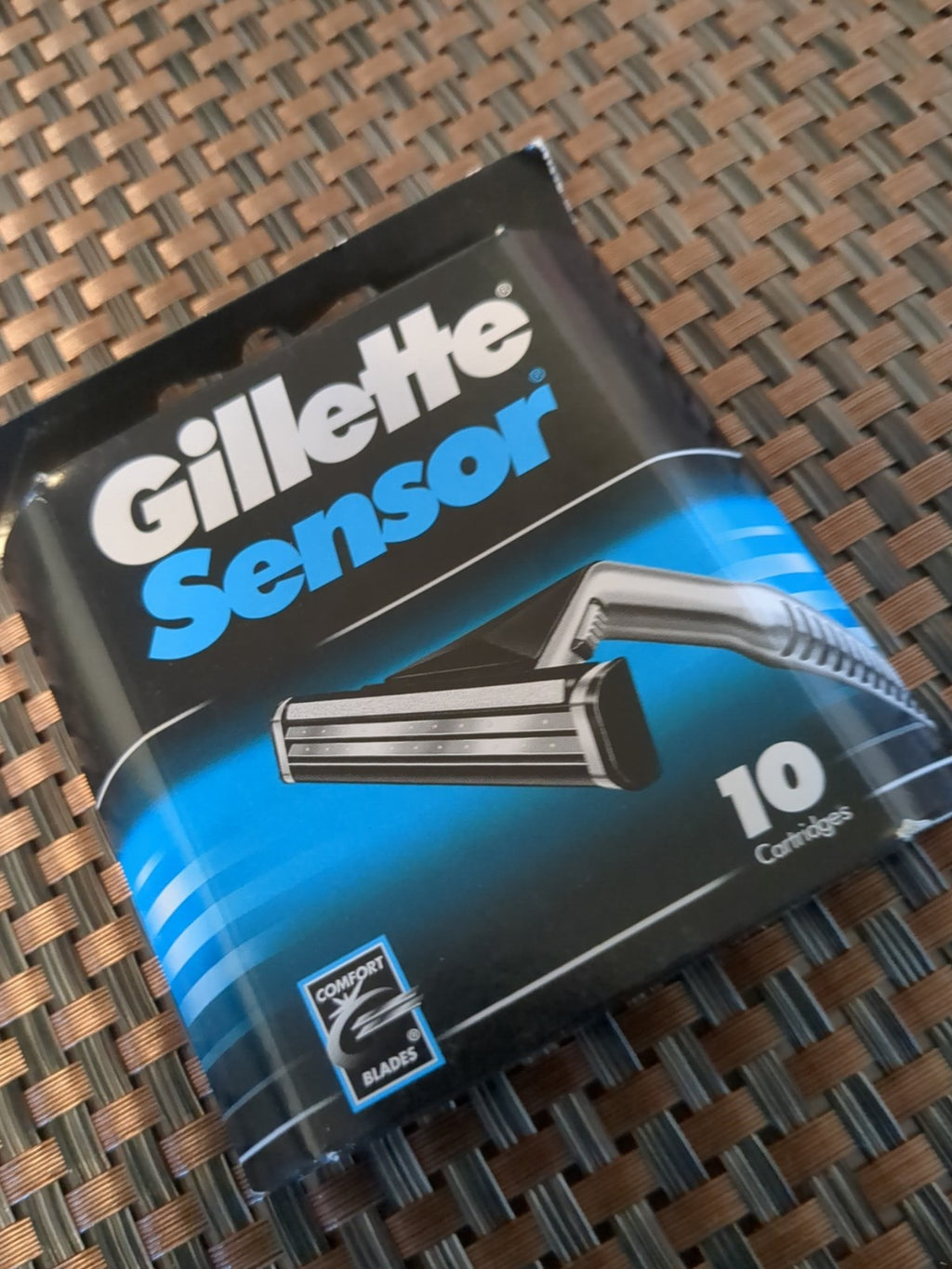 Gillette Sensor 10 Pack Self-Adjusting Twin Blade Razor Refills