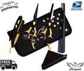 Professional Hair Cutting & Thinning Scissors Set 6.5 Inch - Barber Shears with Razor & Tweezers