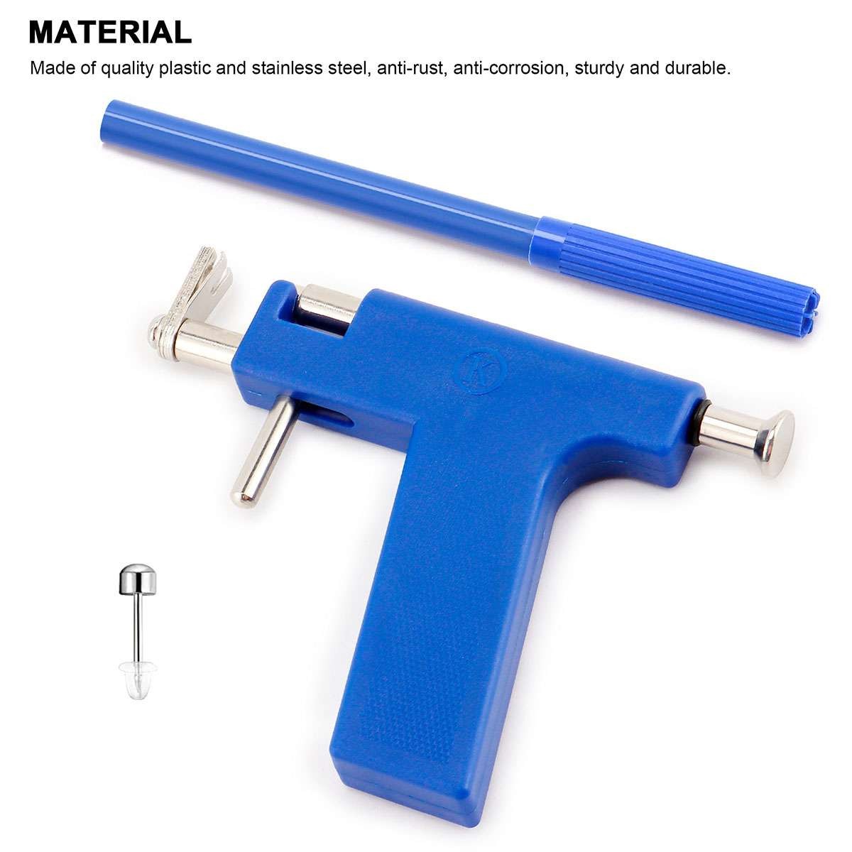 Professional DIY Ear Piercing Gun Kit with 98 Studs and Case