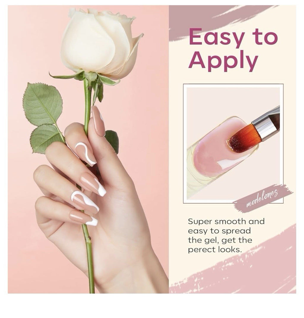 Poly Extension Gel Nail Kit 12 Colors Long-Lasting and Toxin-Free