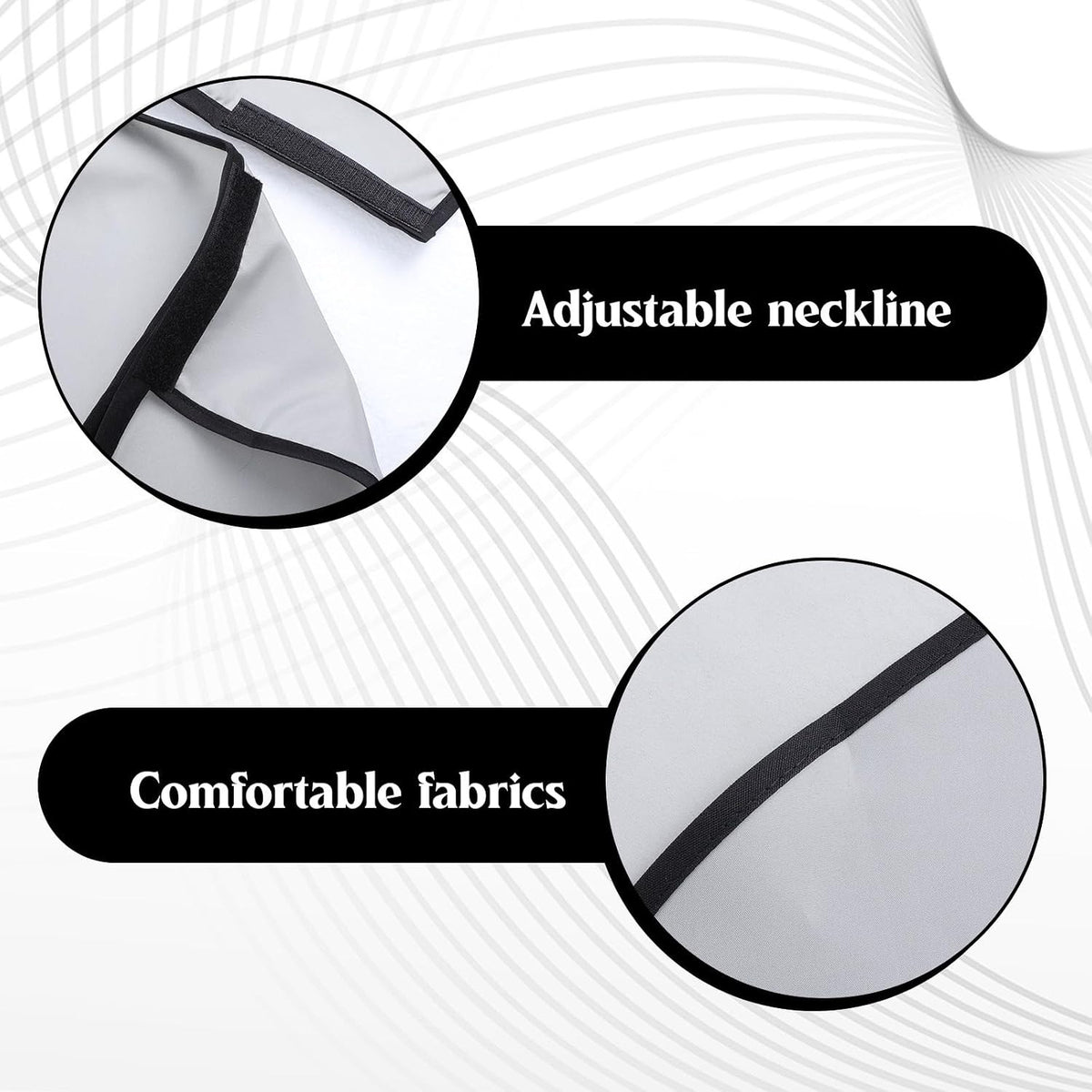 4 Pcs Short Makeup Capes Salon Hair Cutting Capes for Hairdressing