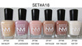 Zoya Nail Polish Set #A18 - 6 Shades for Salon & Personal Use