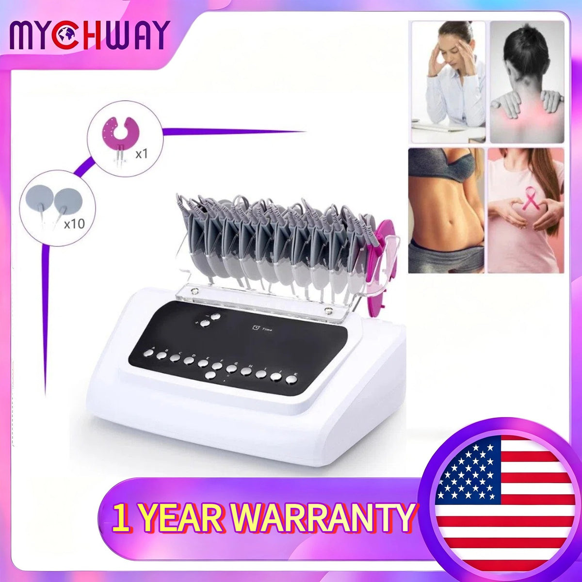 Bio-Electric Muscle Stimulator for Body Slimming & Toning - 2026 Model
