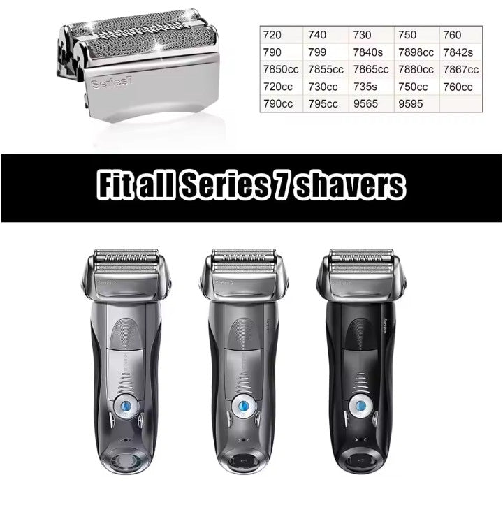 Braun Series 7 Shaver Head 70S Replacement Foil for 720-790cc Models