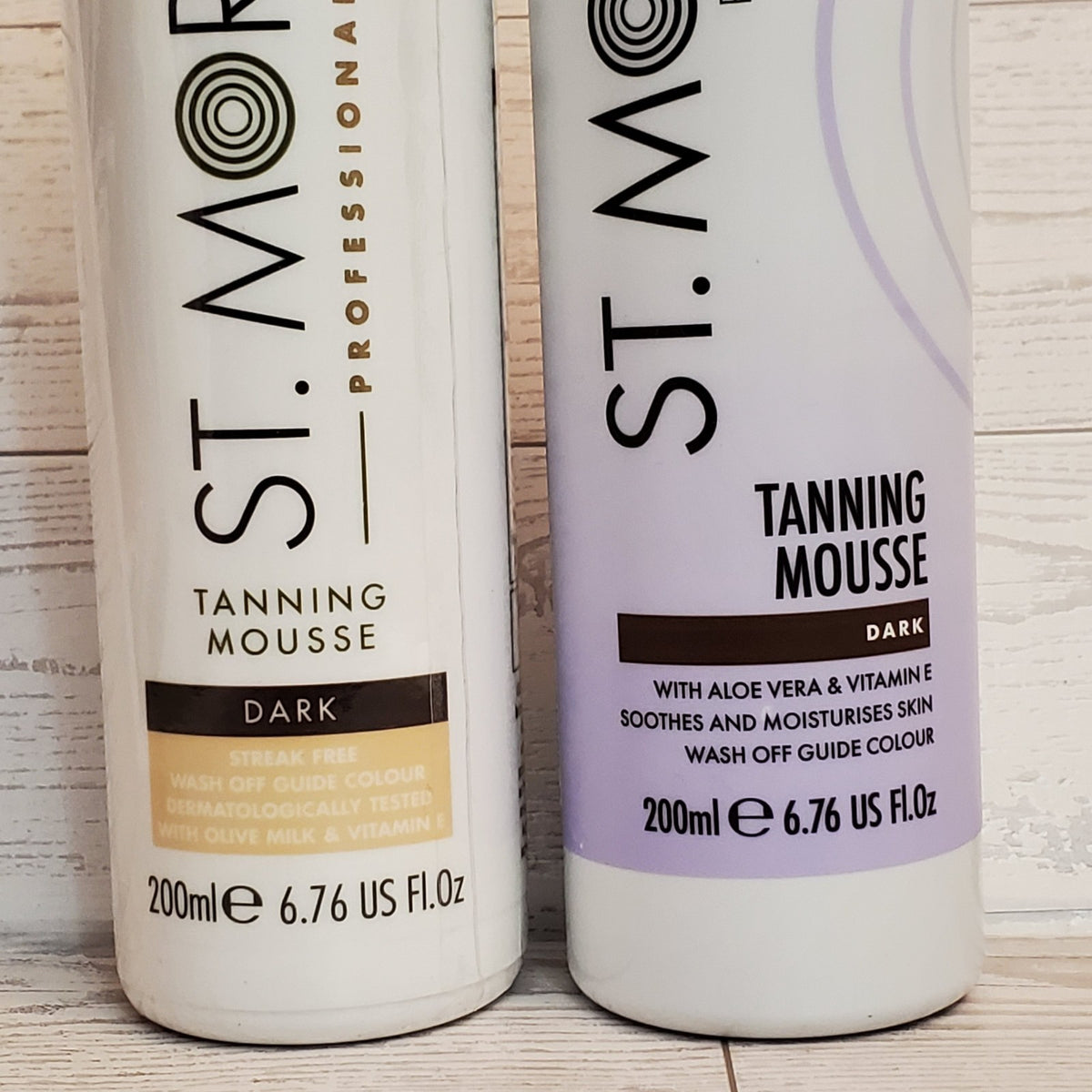 2x Dark Self Tanner Mousse Sunless Instant Tan - Professional Quality
