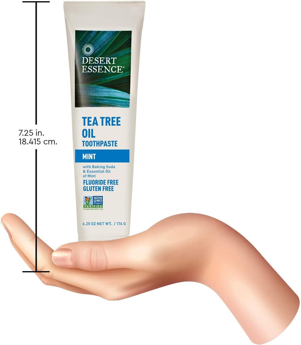 Tea Tree Oil Toothpaste with Mint - Refreshing Natural Oral Care 6.25oz