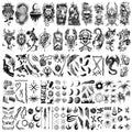 112 Sheets Temporary Tattoos for Men - Waterproof Body Art Stickers 360+ Designs