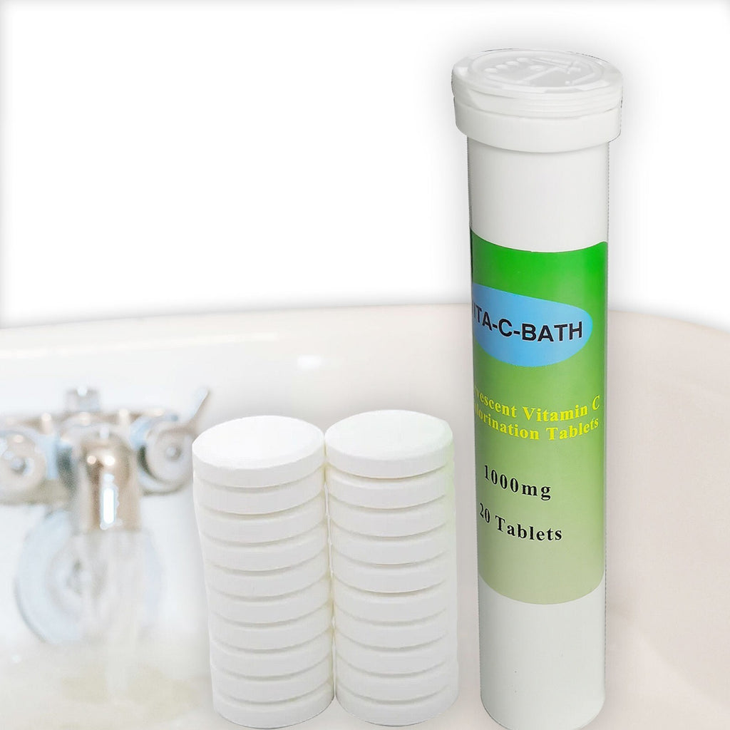 Vitamin C Dechlorination Tablets for Bath and Spa Skin Relief