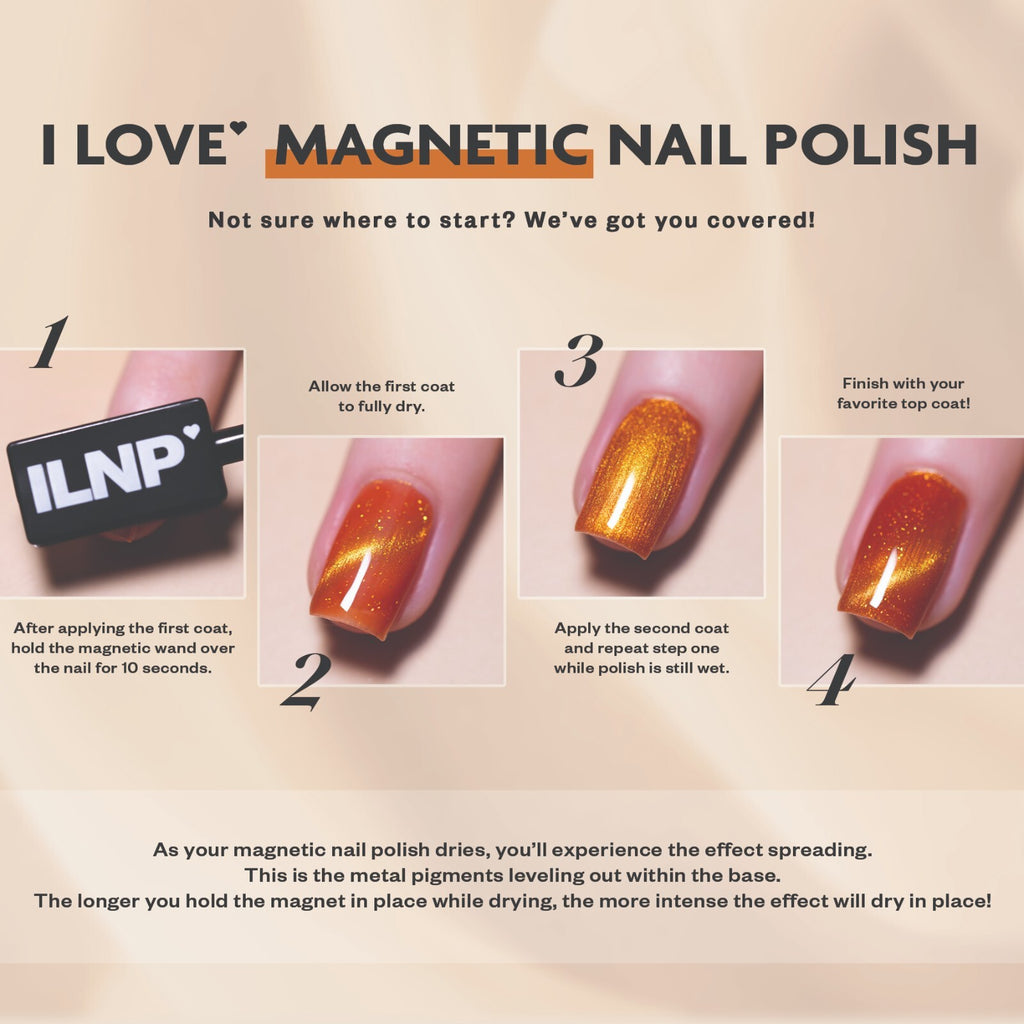 ILNP Coven Collection Nail Polish Set - Eerie Midnight Shades, 6 Colors