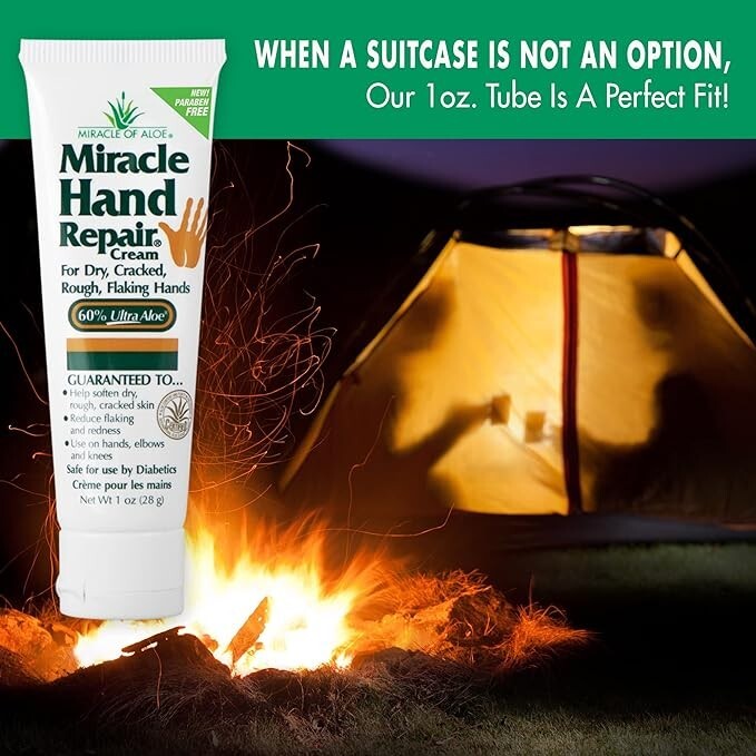 Hand Repair Cream with 60% Ultra Aloe Vera - Moisturizing & Soothing