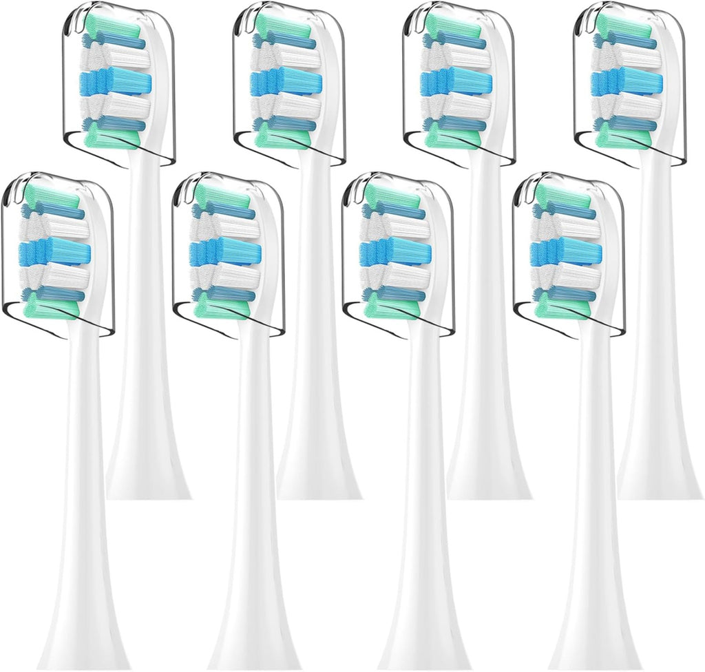 Electric Toothbrush Replacement Heads 8 Pack Soft Dupont Bristles Compatible with Philips Sonicare