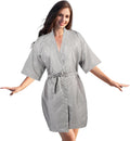 Salon Client Gown Robe Cape for Hair Cutting with Adjustable Tie