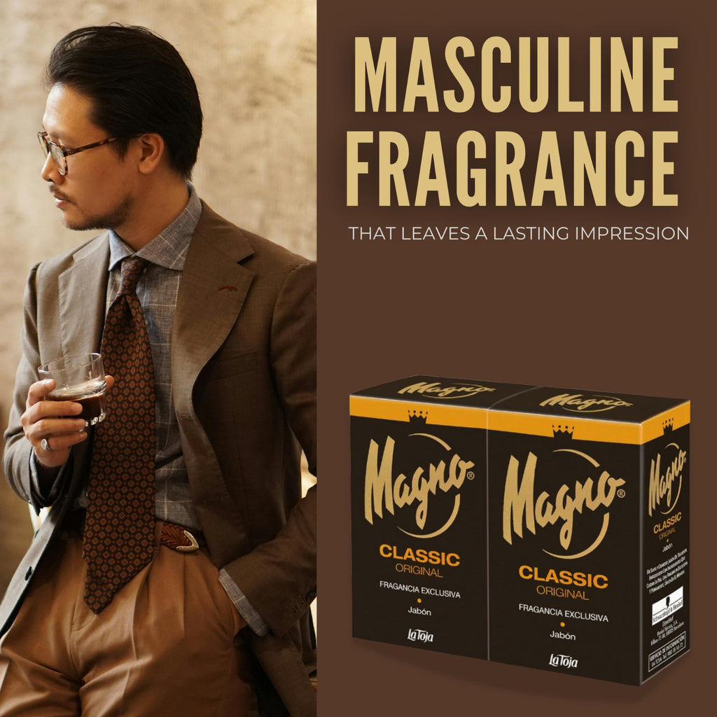 Men's Classic Bar Soap 4-Pack - Masculine Scent, 100g