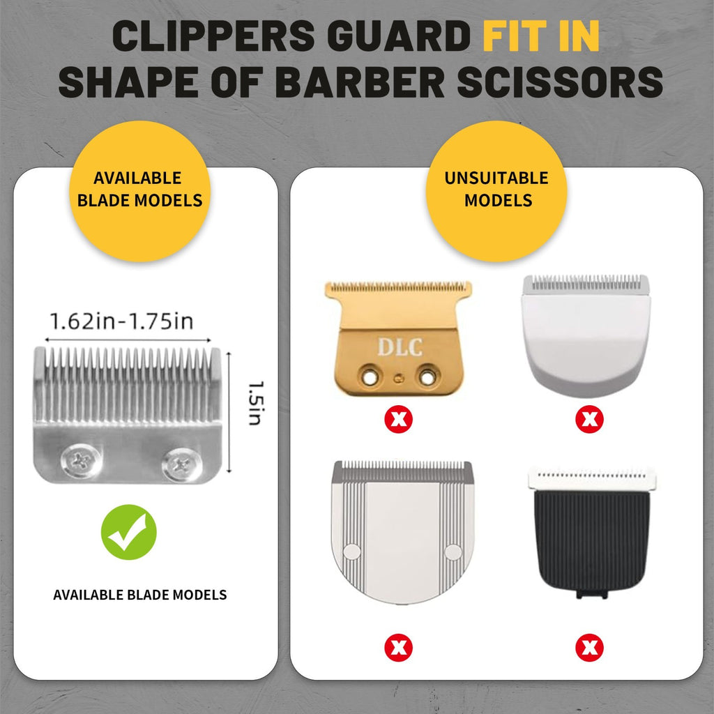 Professional Clipper Guard Set for Wahl & Most Clippers 1.5mm-4.5mm 3-Pack
