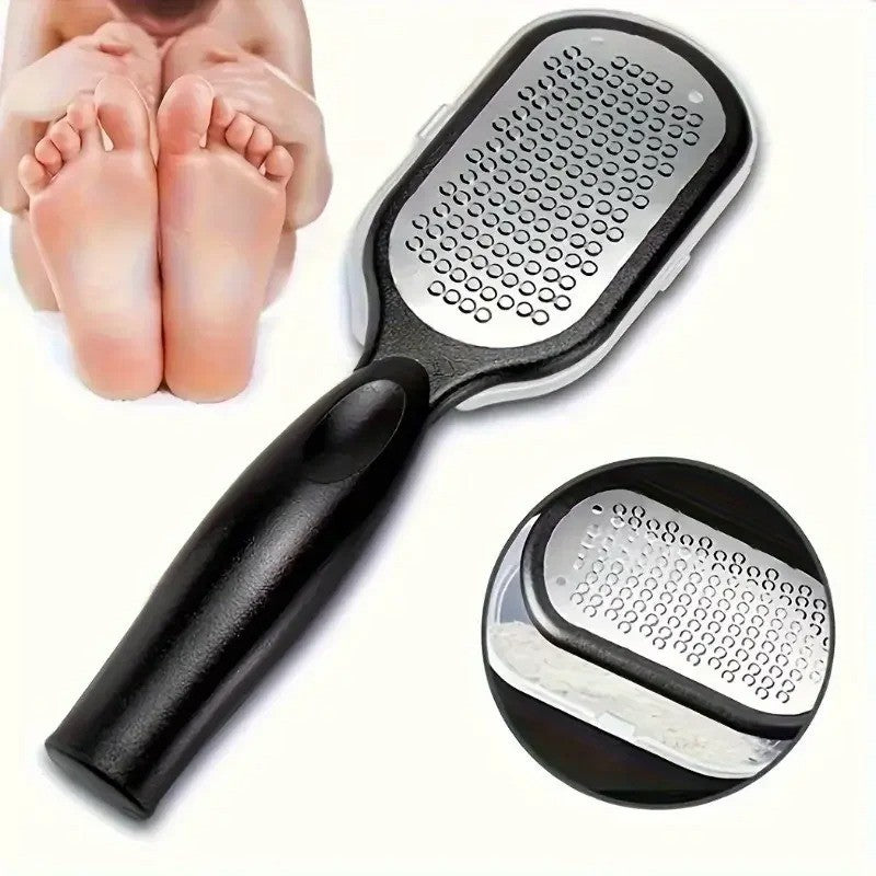 Double Sided Foot File Callus Remover - Stainless Steel Pedicure Tool