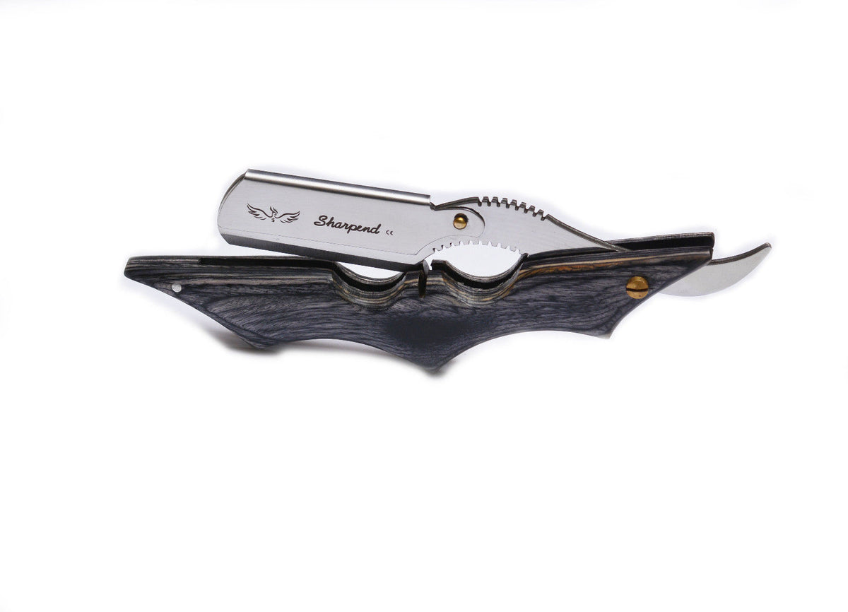 Straight Razor Shavette for Barbershop Shaving with Blades - Professional Cut Throat Razor