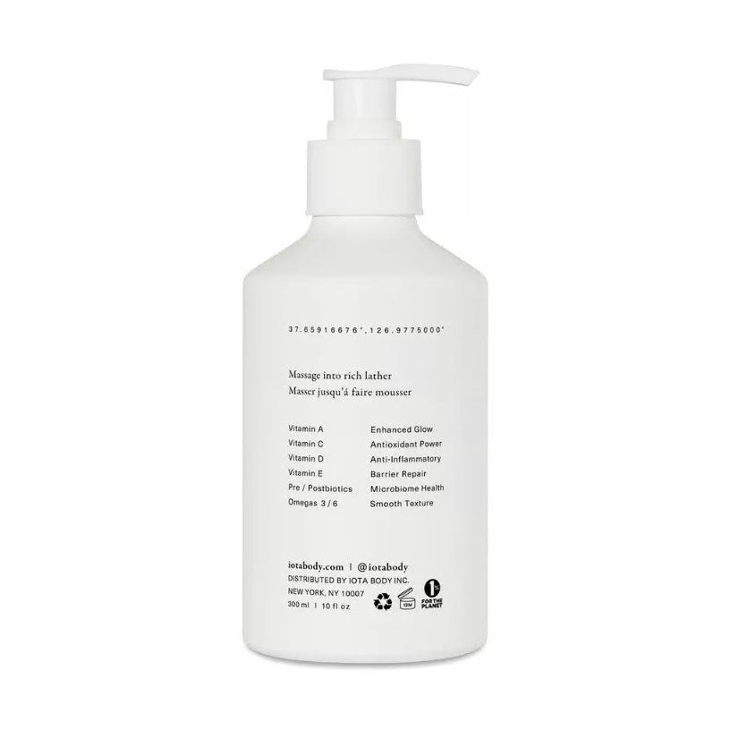 iota Supervitamin Body Wash Soothing Fragrance-Free 10 fl oz - Pack of 2