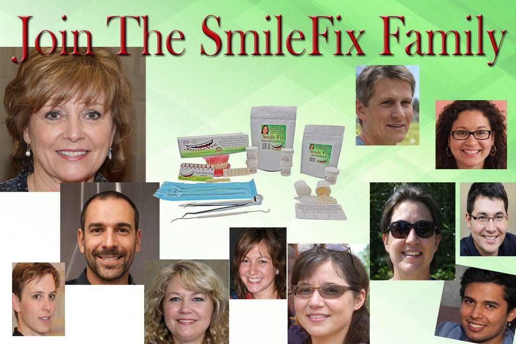Color Matching Dental Repair Kit - Fix Missing or Broken Teeth at Home