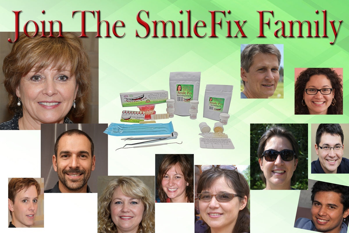 Color Matching Dental Repair Kit - Fix Missing or Broken Teeth at Home