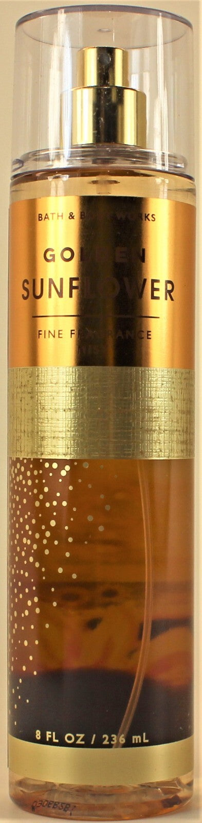 Golden Sunflower Body Mist Spray 8oz - Floral Fragrance for Women