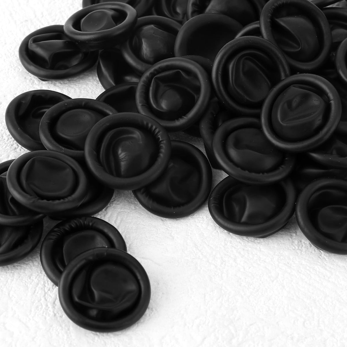 Large Black Finger Cots 400 Pcs - Latex Finger Protectors for Precision Work