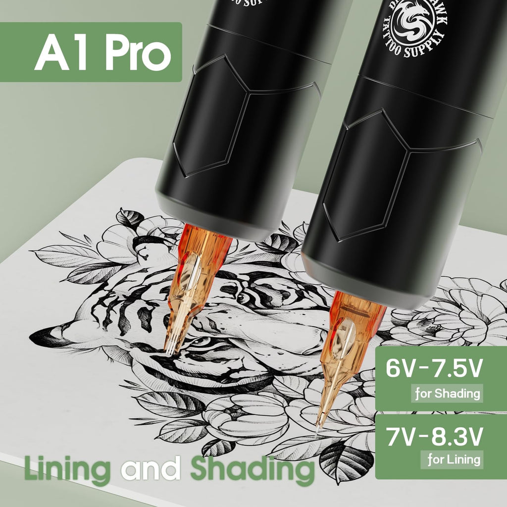 A1 Pro Wireless Tattoo Gun Kit for Beginners