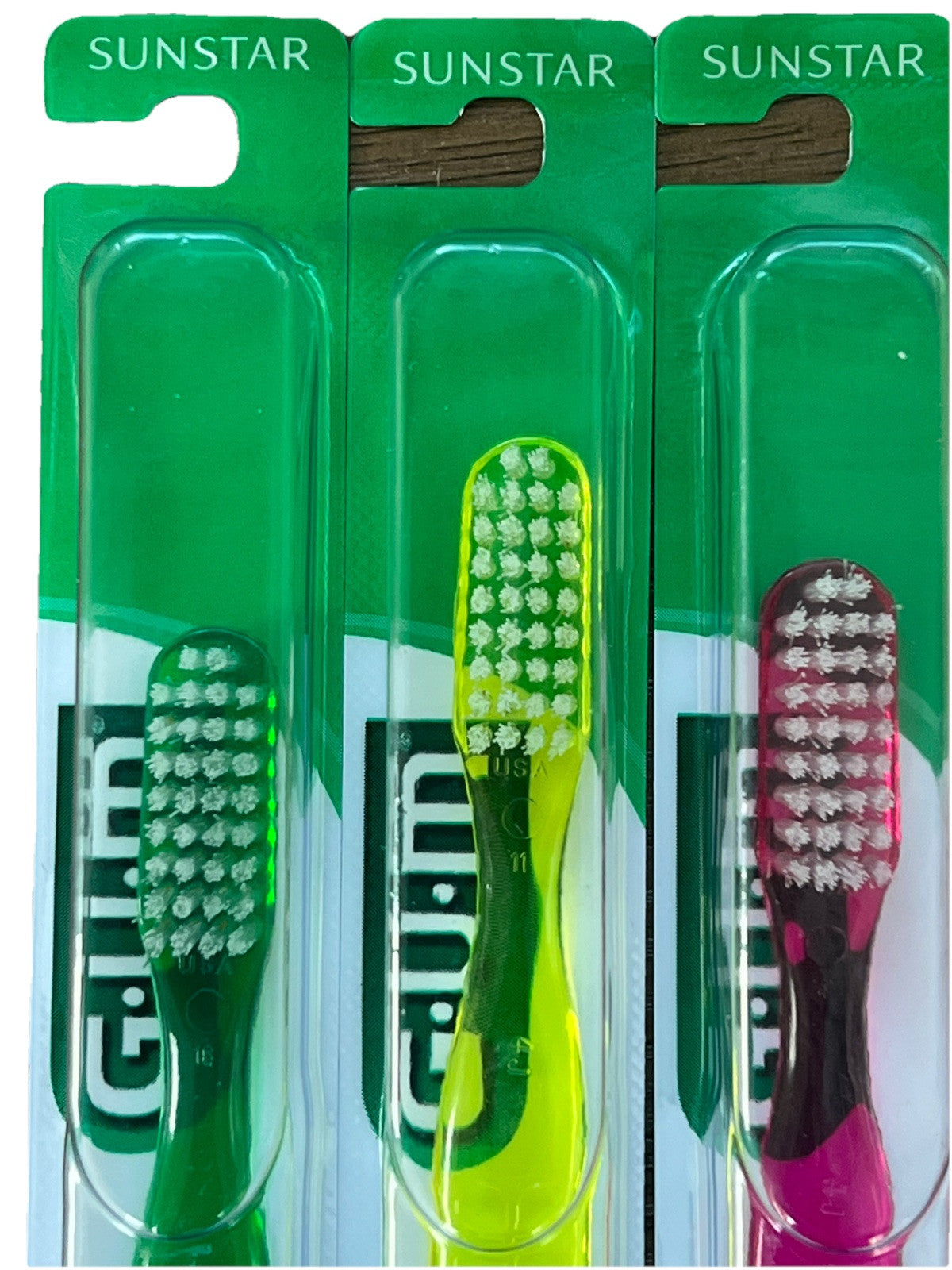 12 Pack Soft Dental Toothbrushes with Rubber Tip - Compact Adult Oral Care