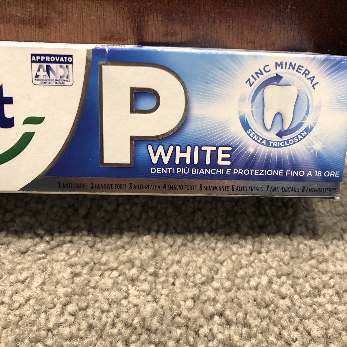 Mentadent P Fluoride Toothpaste with 18HR Whitening & Protection 100ml