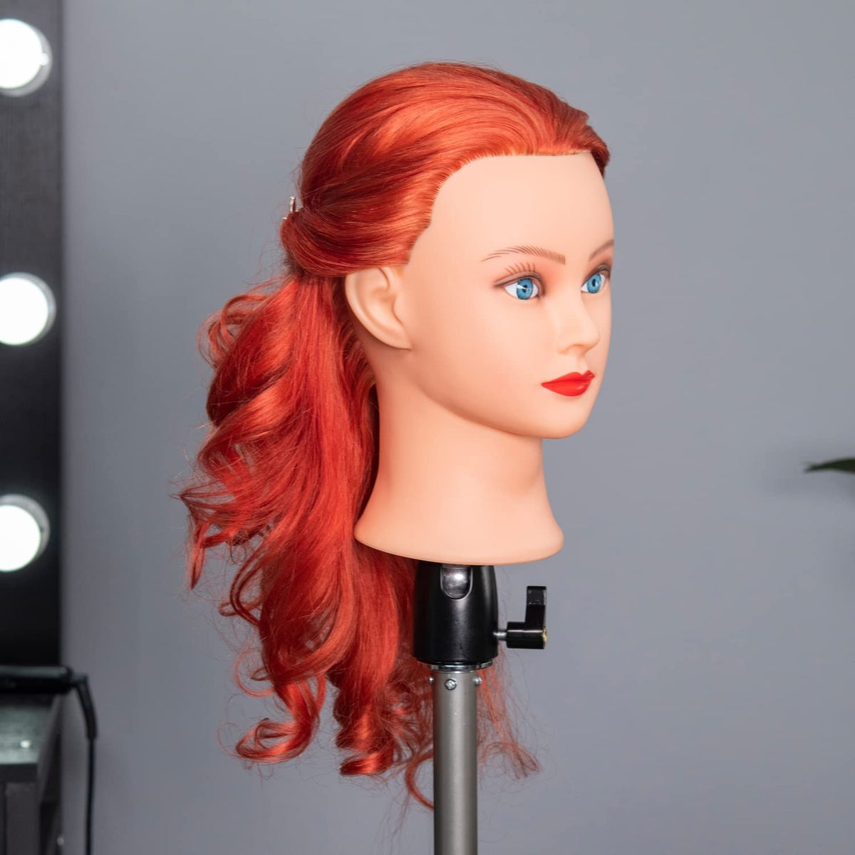 20-22 Inch Blonde Mannequin Head for Hair Styling & Braiding Practice