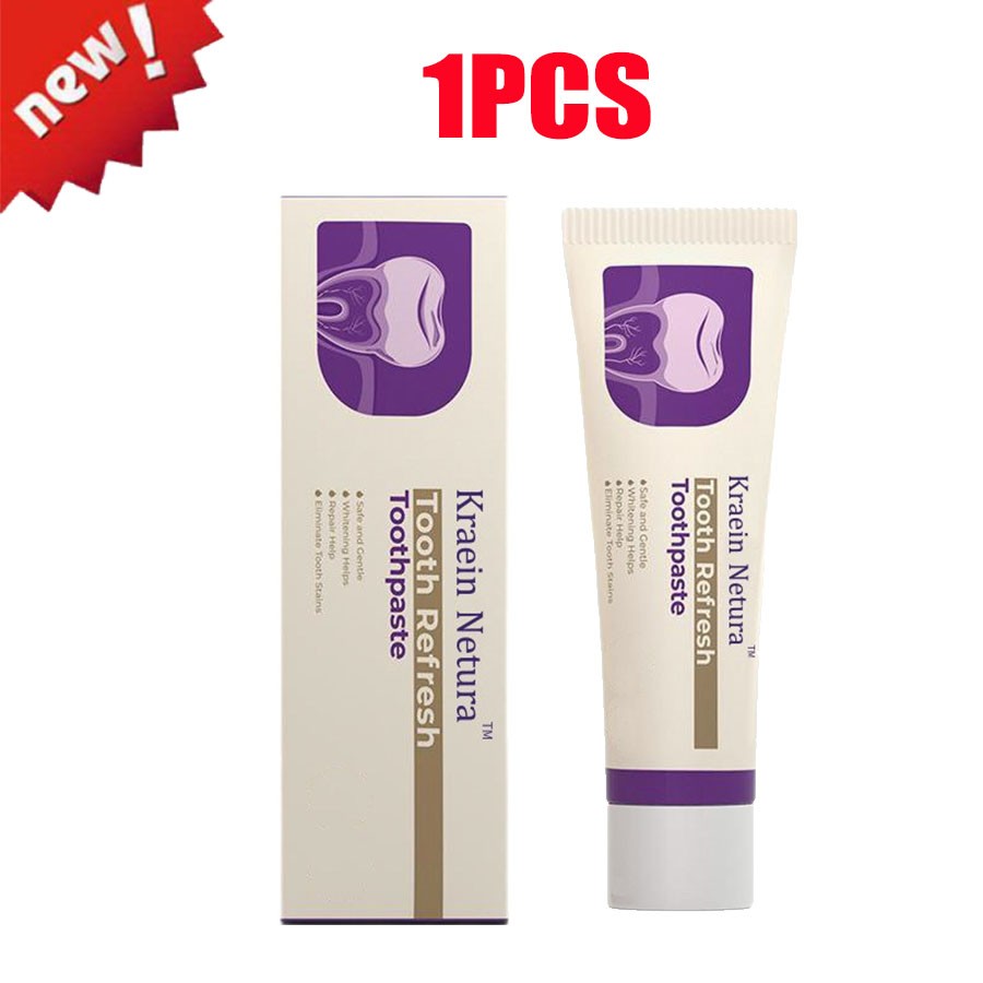 Natural Toothpaste for Sensitive Teeth & Bad Breath - Pack of 1-3