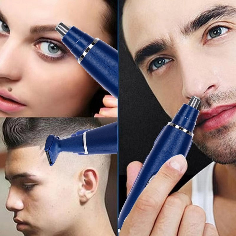 Unisex 3-in-1 Nose Ear Eyebrow Hair Trimmer Face Grooming Clipper
