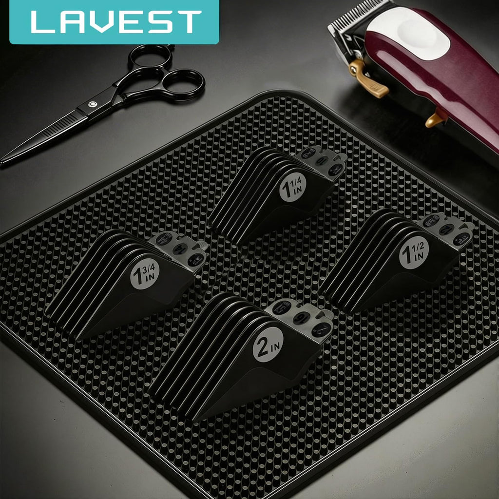 Clipper Guard Set 16 14 12 10 for Wahl Clippers - Black, Haircut Accessories