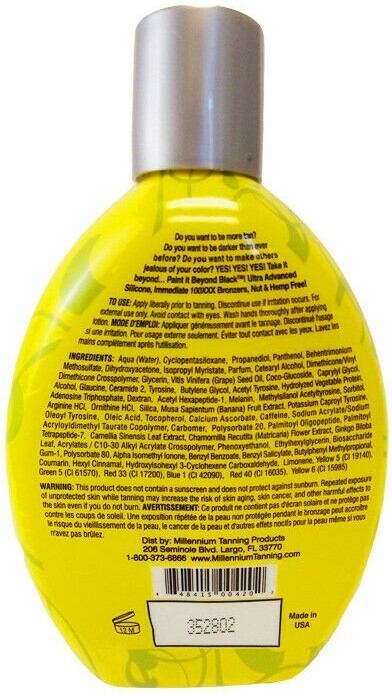 2 Pack Dark Tanning Lotion with Bronzer - Paint It Beyond Black 100XXX