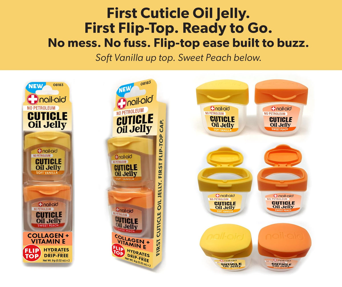 Cuticle Oil Jelly - Press-On Friendly Hydrating Nail Care 0.64oz