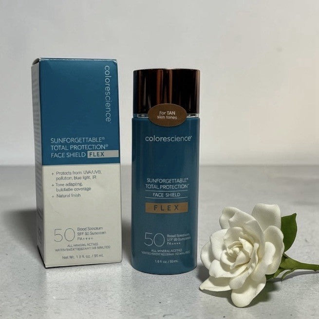 SPF 50 Face Shield Flex for Face Protection 1.8 fl oz Tan