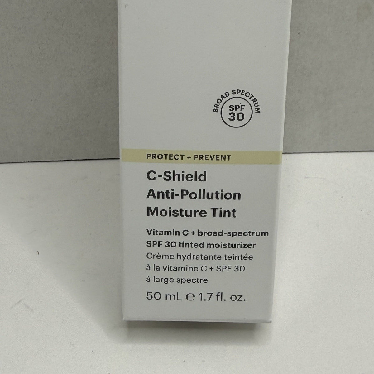 Glo Skin Beauty C-Shield Moisture Tint SPF 30 - Shade 10W, Hydrating Tinted Moisturizer 50mL (Expired)