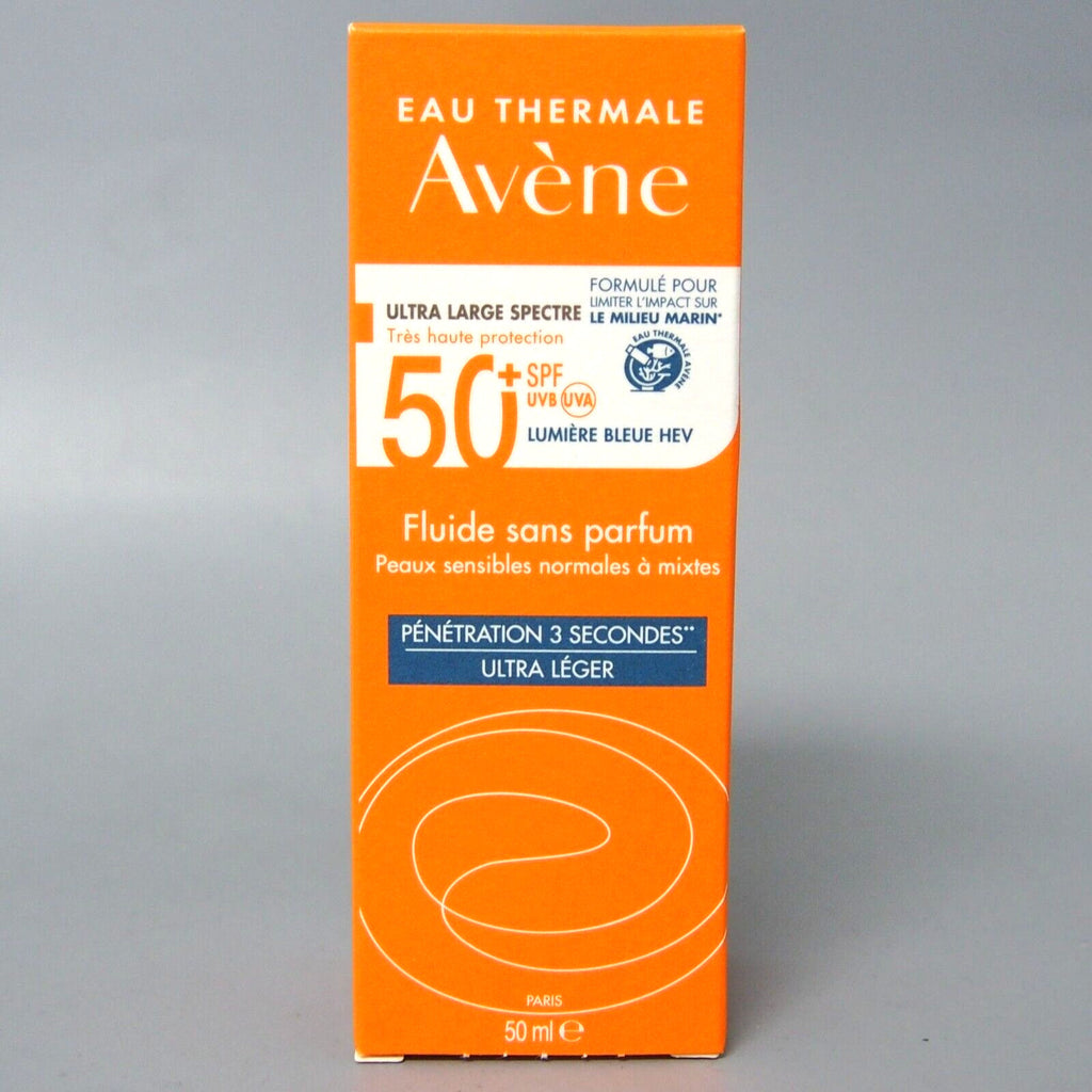 Avene SPF 50+ High Protection Sunscreen Fluid Fragrance-Free 50ml