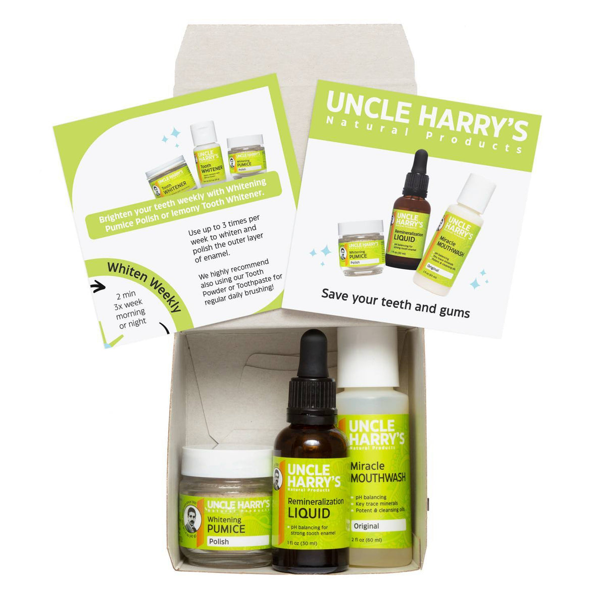 Natural Tooth Remineralization and Whitening Kit - Supports Enamel Strengthening