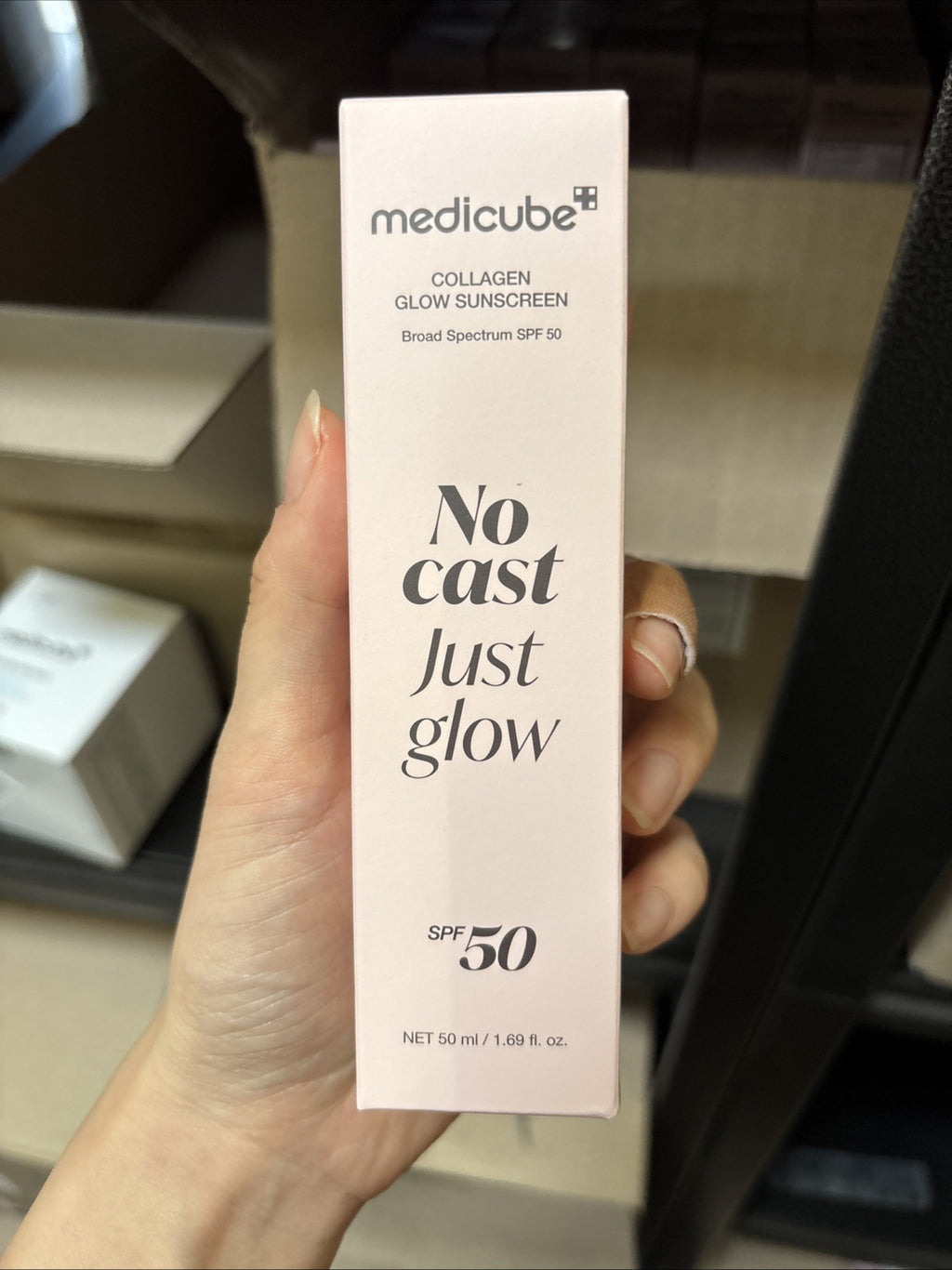 Medicube Collagen Sunscreen SPF 50 - Hydrating, No White Cast, Multi-Use