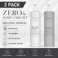 Zero Percent Body Lotion & Shower Gel Twin Pack - 15oz Each, Natural Hydrating Set