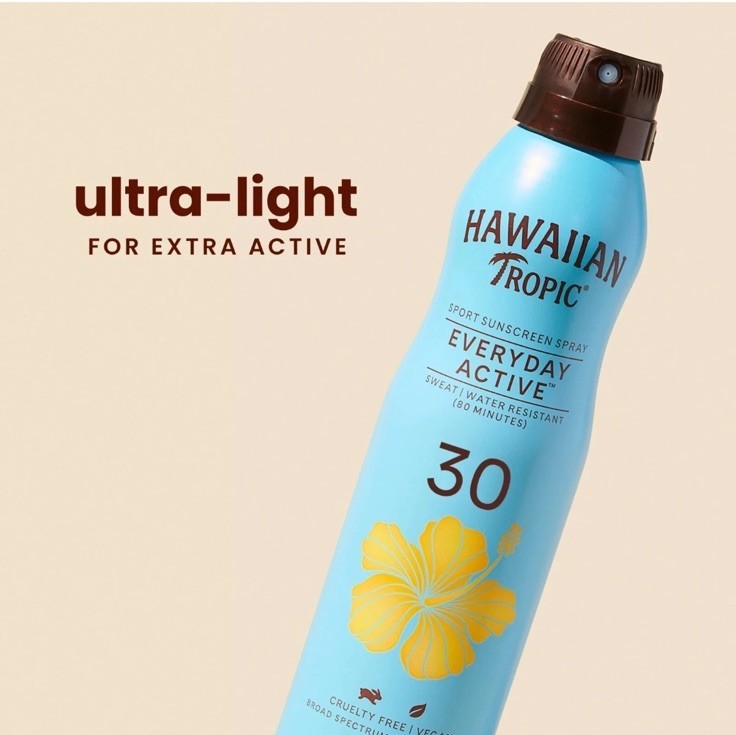 SPF 30 Clear Sunscreen Spray - Waterproof, Fast-Absorbing, Broad Spectrum