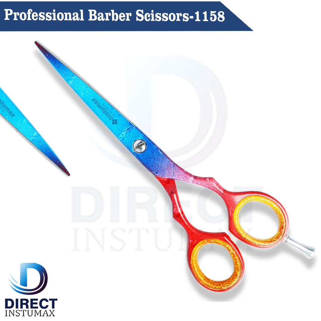 Professional Hair Cutting & Thinning Scissors Set - Salon Barber Tools 2Pcs