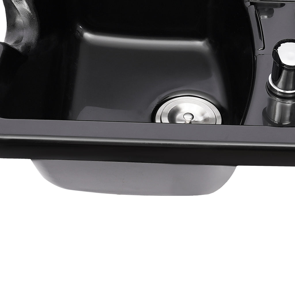 Salon Hair Shampoo Bowl Deep ABS Backwash Sink for Barber & Beauty Salons