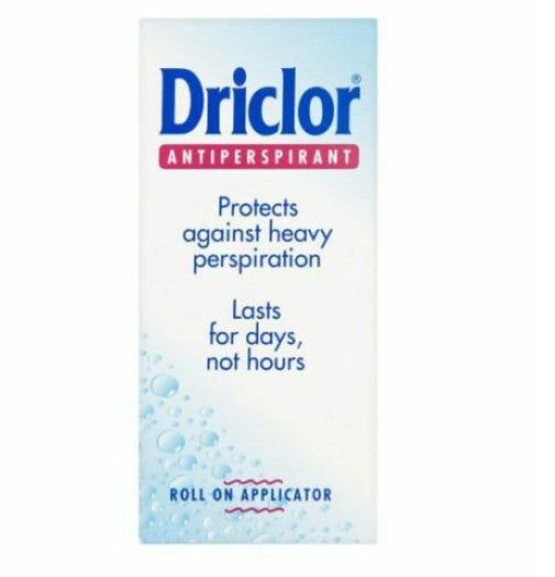 Driclor Antiperspirant Roll-On 20ml for Excess Sweating & Body Odor