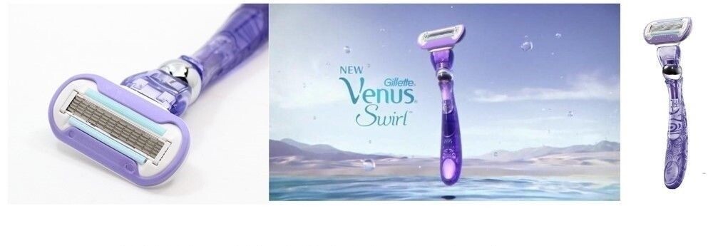 Gillette Venus Swirl Razor Blade Refills, Flex Ball Cartridge, 4 Pack