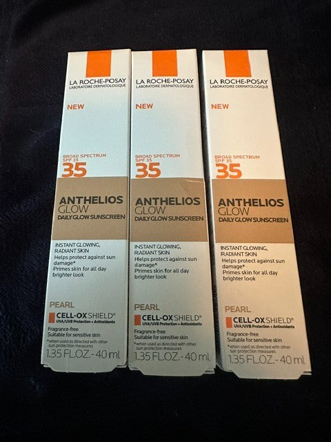 Tinted Sunscreen SPF 35 Pearl for Face - 3 Pack