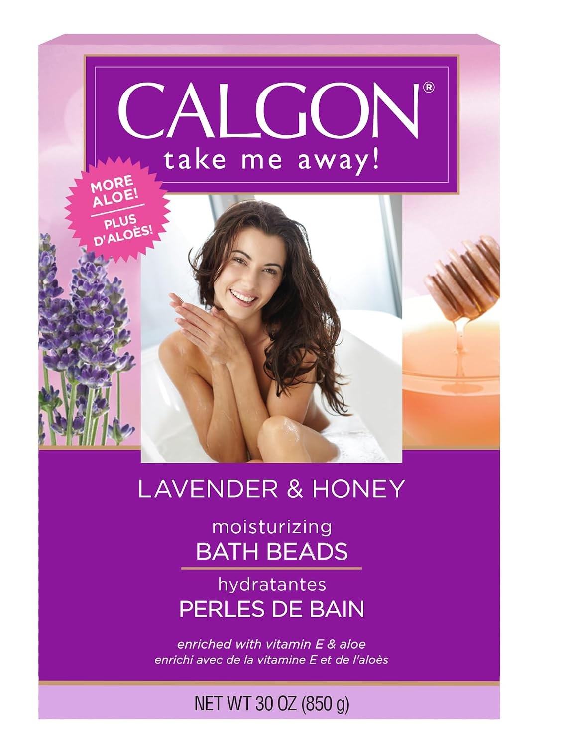 Calgon Ultra-Moisturizing Bath Beads with Lavender & Honey - 30 oz