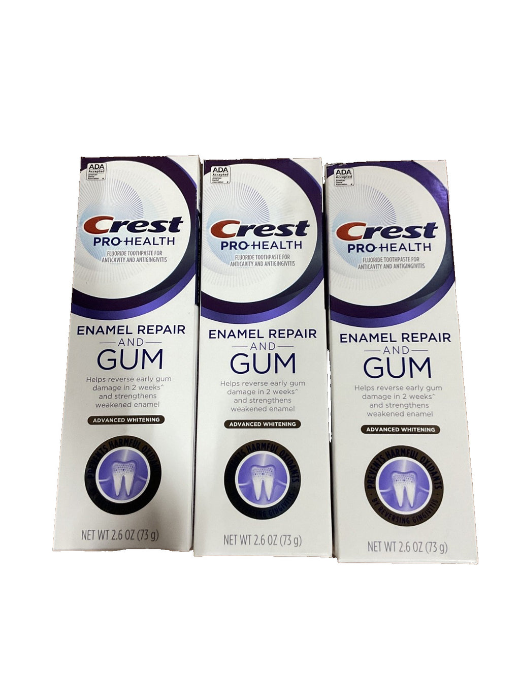 Crest Pro-Health Enamel and Gum Repair Toothpaste 2.6 oz - Pack of 3