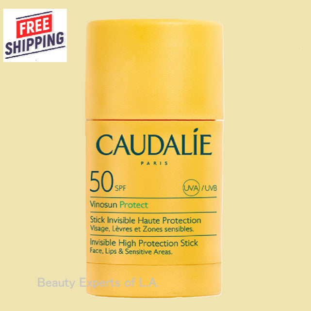 Caudalie Vinosun SPF50 Invisible Sun Stick - High Protection, 15g