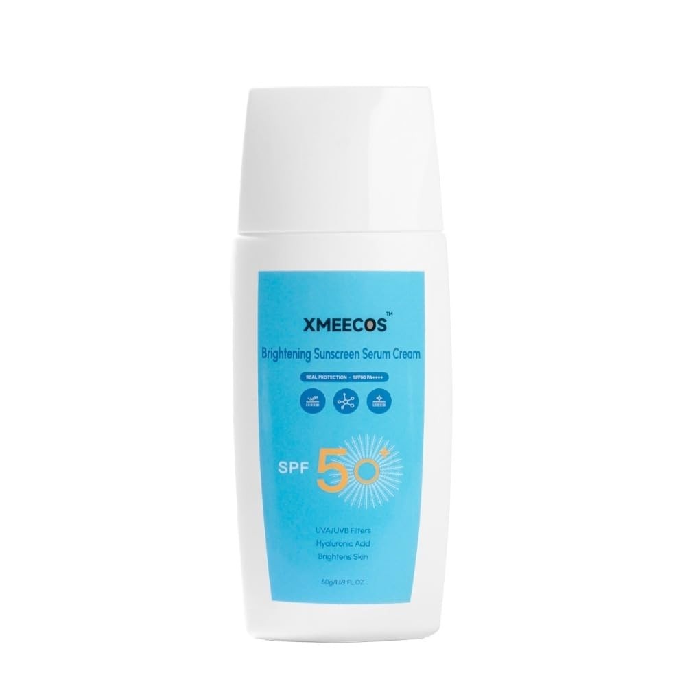 Broad Spectrum SPF 50 Sunscreen with Hydrating Ceramides & Collagen - Water-Resistant, Non-Greasy, Travel Size